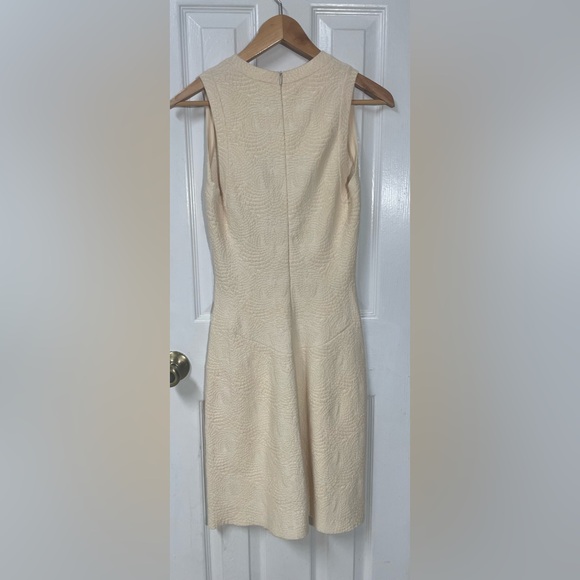 ALAIA Paris Dress Size 38 Italy Wool Blend Stretch Cream Quiet Luxury Minimalist - Picture 4 of 8